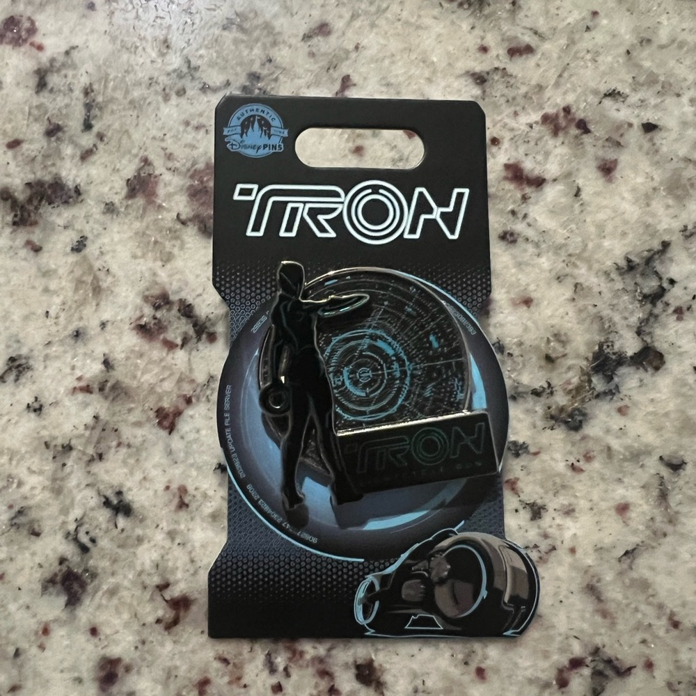 Disney Tron Black and Blue Pin
